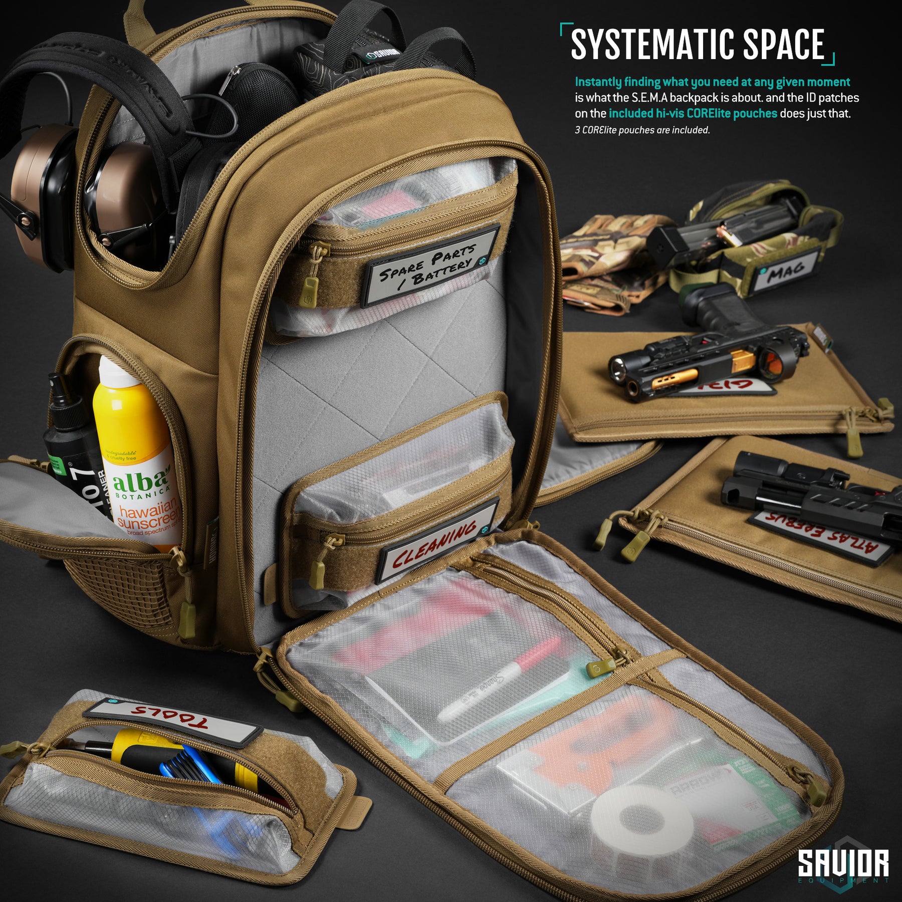 Compact S.E.M.A - Pistol Backpack – Savior Equipment