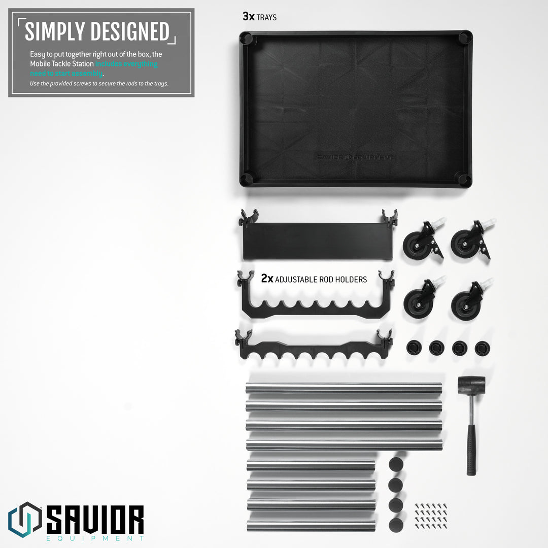 mobile fishing rod holder Mobile Tackle Station
