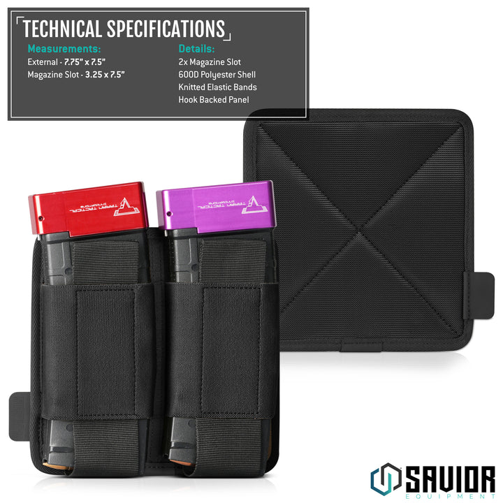 AR-10/.308 Mag Holder w/ Hook Backing - 1/2 Slot