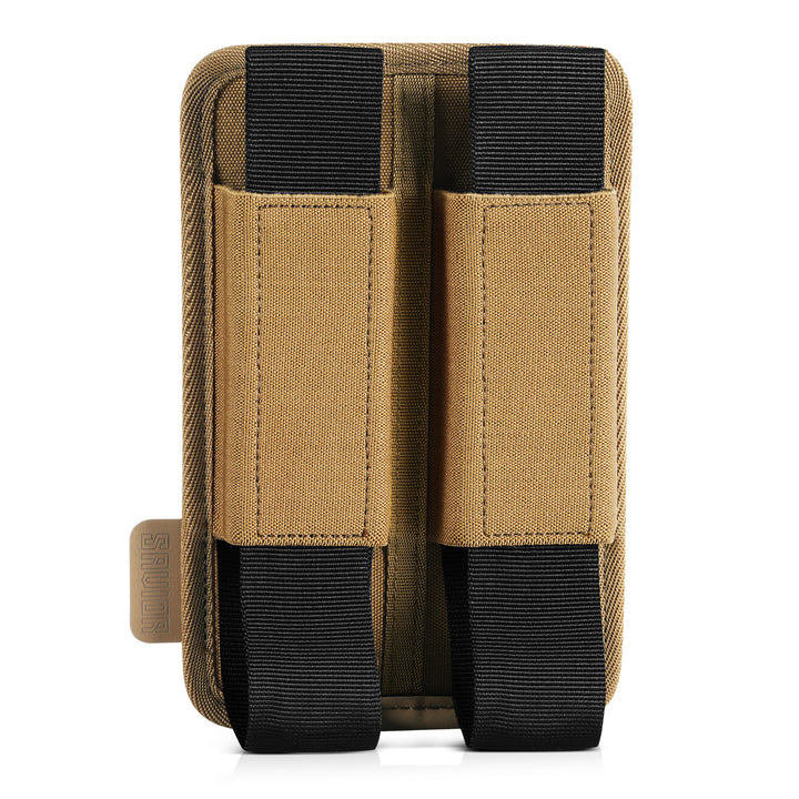 Extended Pistol Mag Holder w/ Hook Backing - 2 Slot