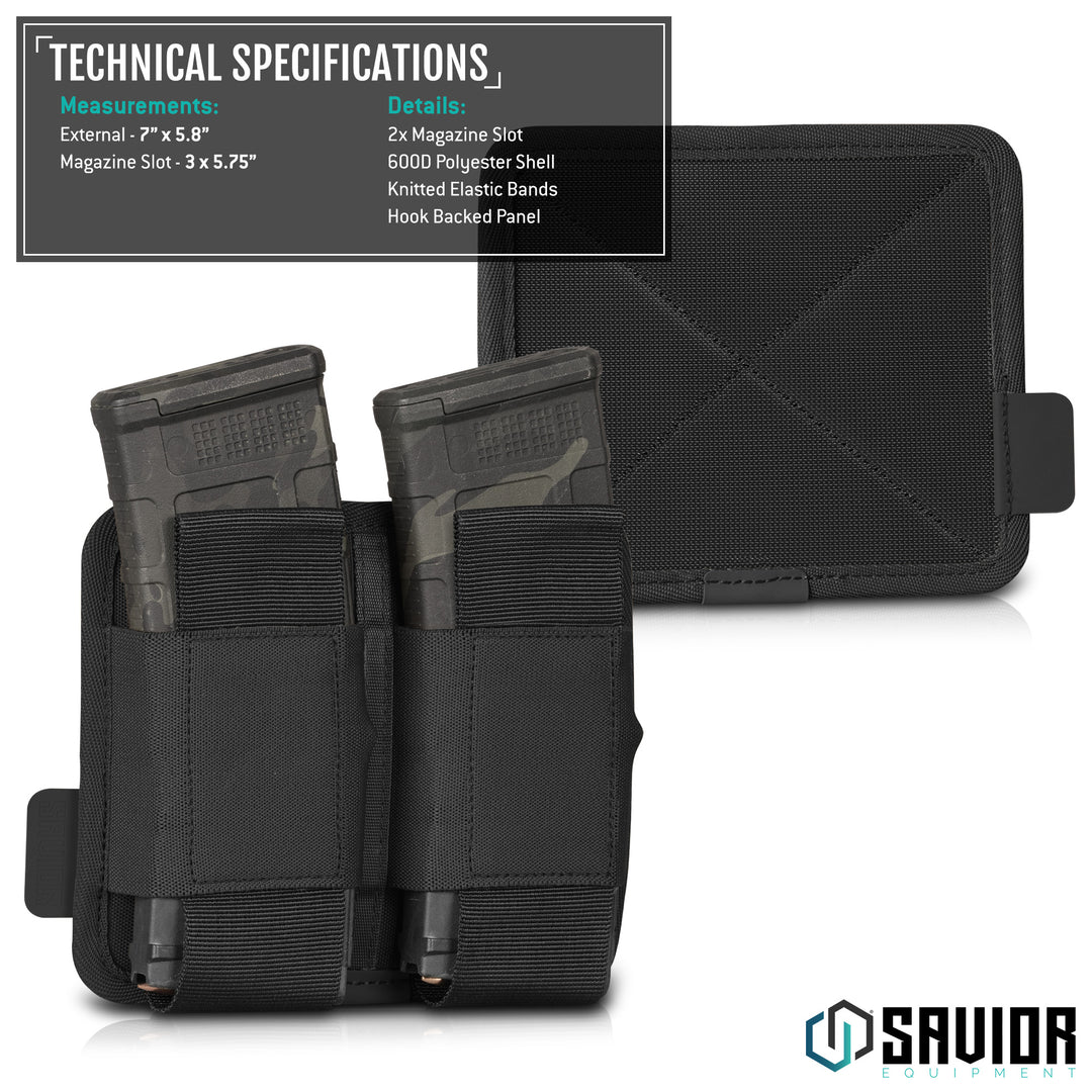 AR-15/AK-47 Mag Holder w/ Hook Backing - 1/2/3 Slot