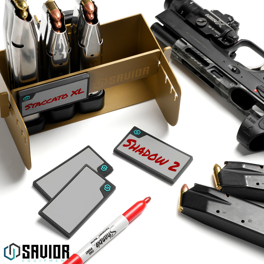 Magnetic Writable ID Patches (4-Pack)