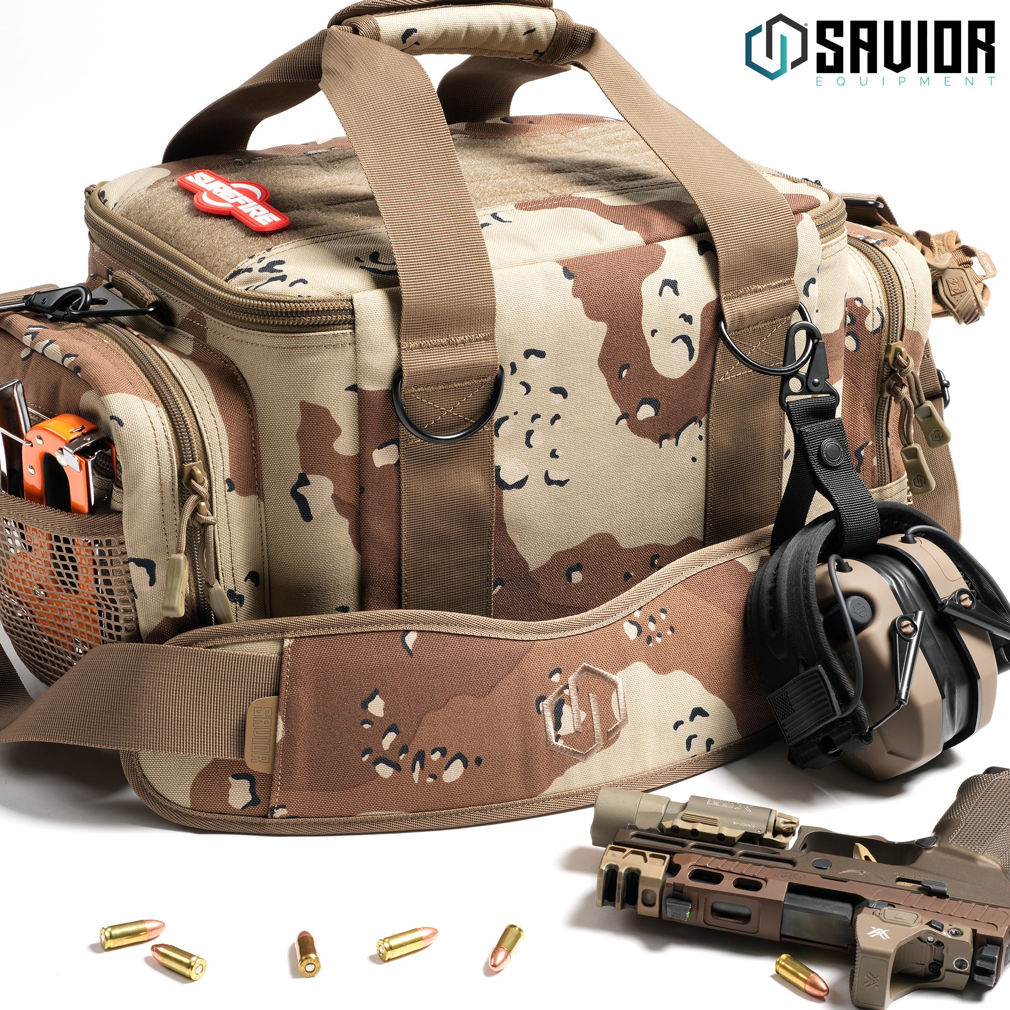 Camo Specialist - Range Bag w/ 3 Pistol Sleeves – Savior Equipment