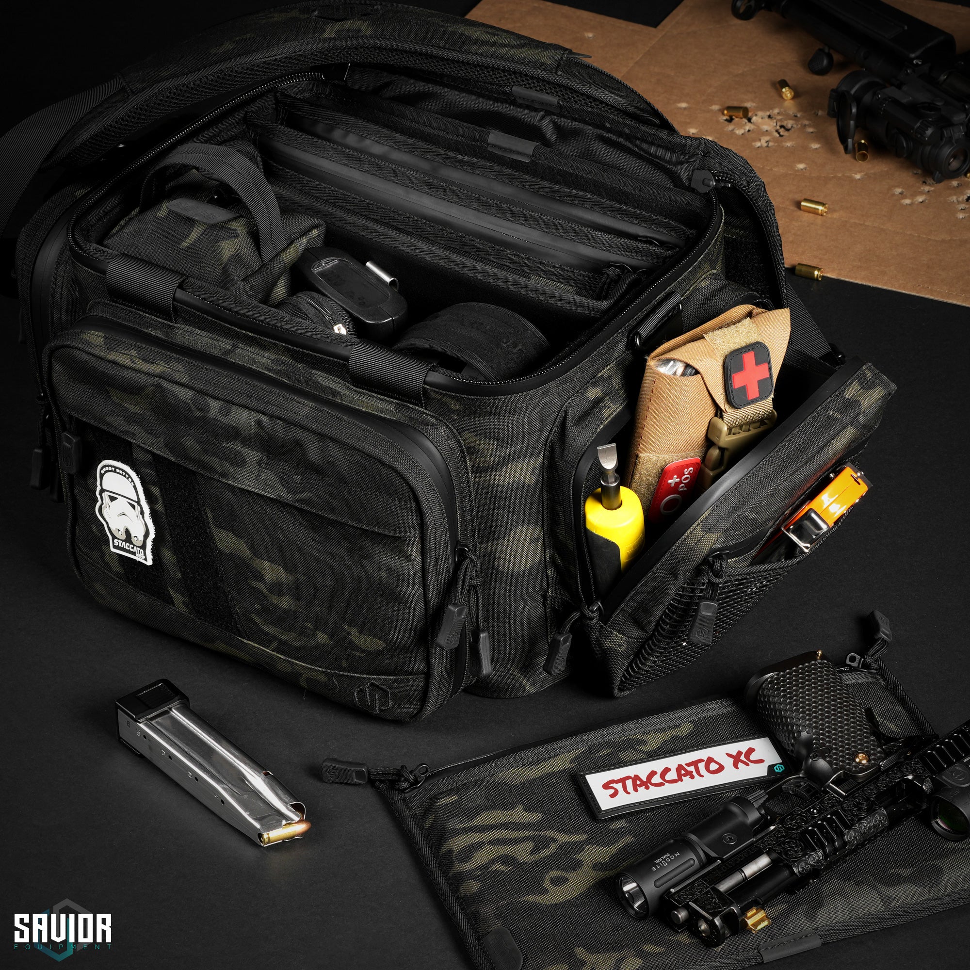 MultiCam® Specialist Range Bag w/ 3 Pistol Sleeves – Savior Equipment