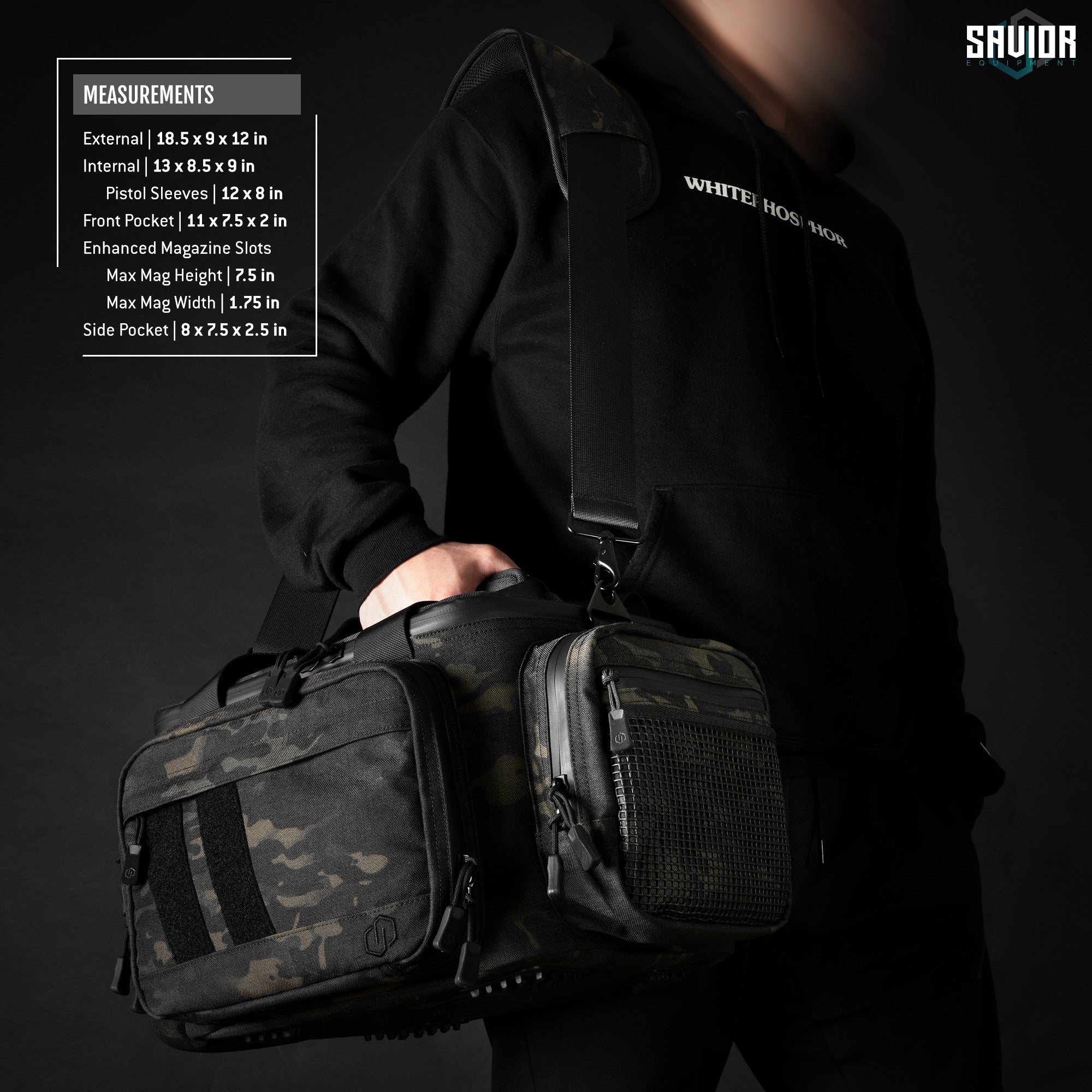 MultiCam® Specialist Range Bag w/ 3 Pistol Sleeves – Savior Equipment