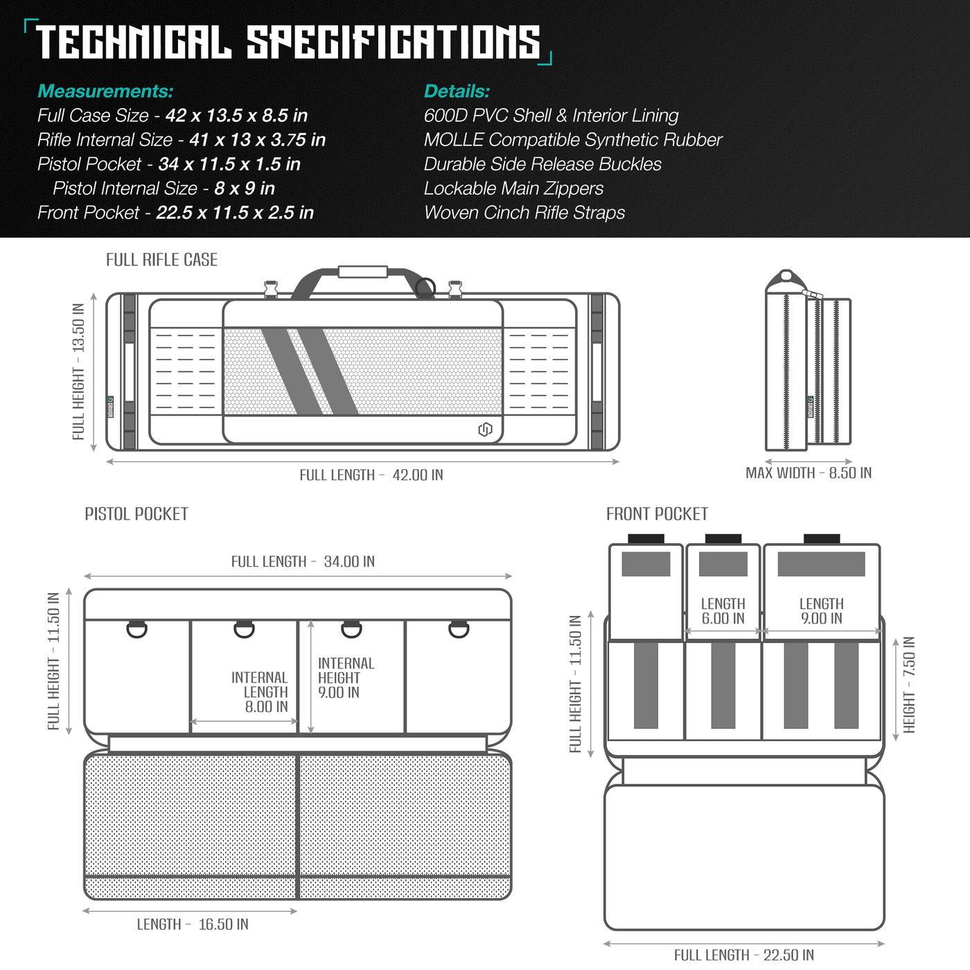 Savior Equipment x TAM - Specialist Rifle Case - 42"