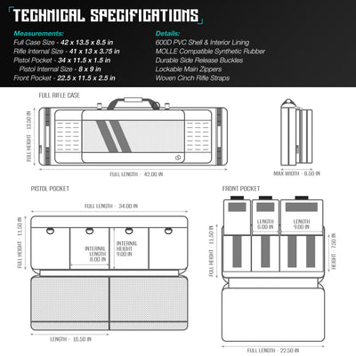 Savior Equipment x TAM - Specialist Rifle Case - 42"