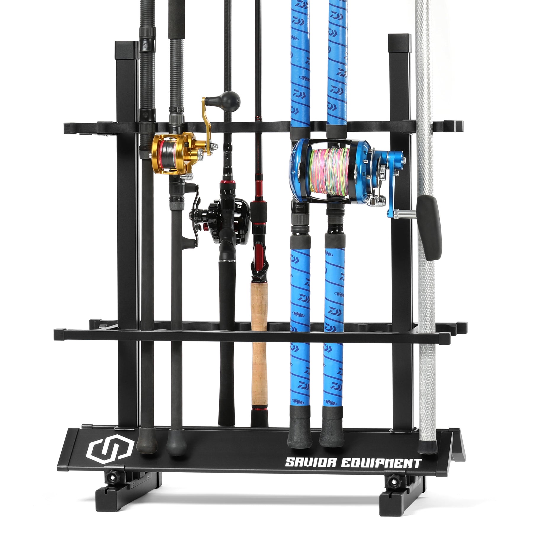 Snapper Racks Aluminum Fishing Rod Holder Rack - 24/36/48 Slots – Savior Equipment