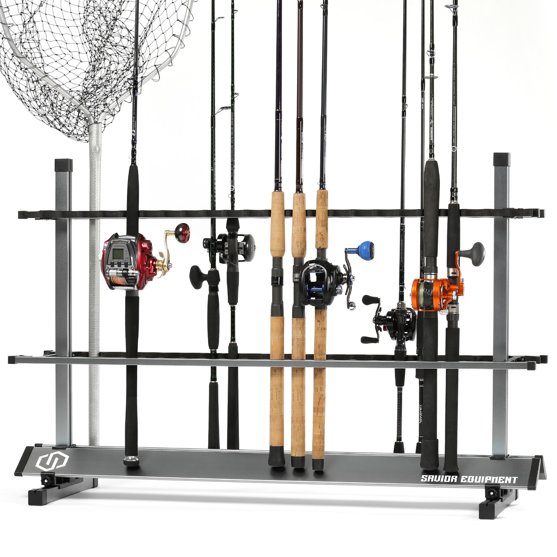 Snapper Racks Aluminum Fishing Rod Holder Rack - 24/36/48 Slots – Savior Equipment