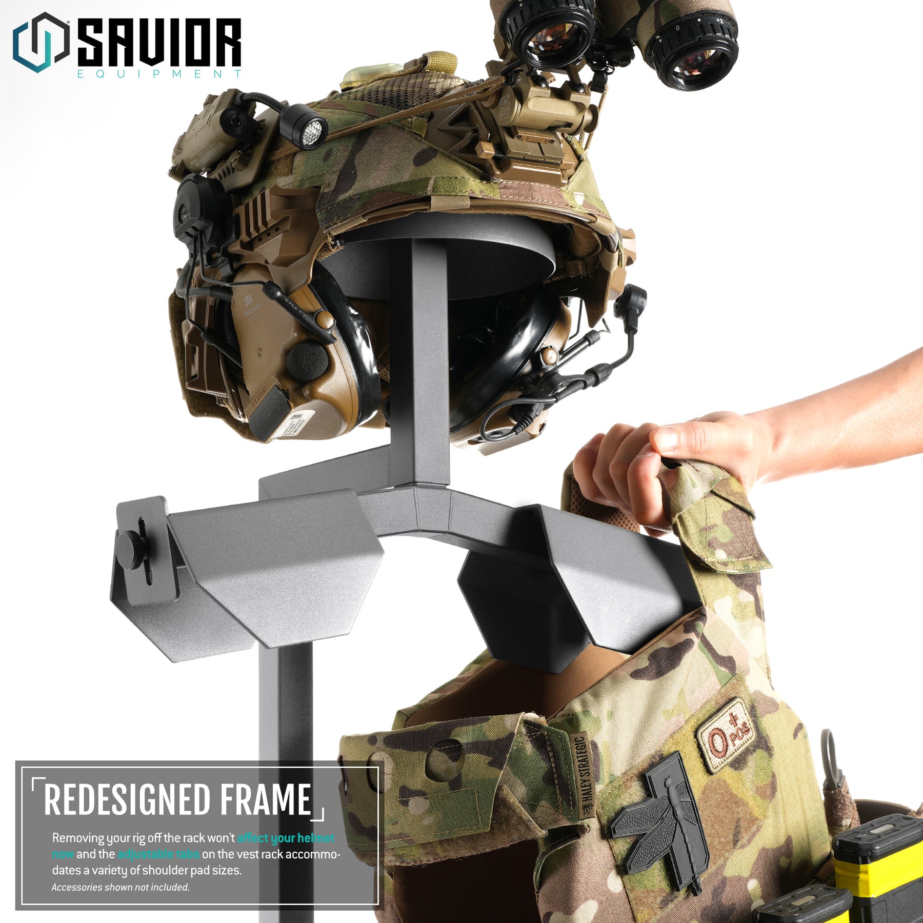 Savior Hab Rack H.A.B Rack 2.0 - Tactical Gear Stand W/ Rifle Rack – Savior Equipment