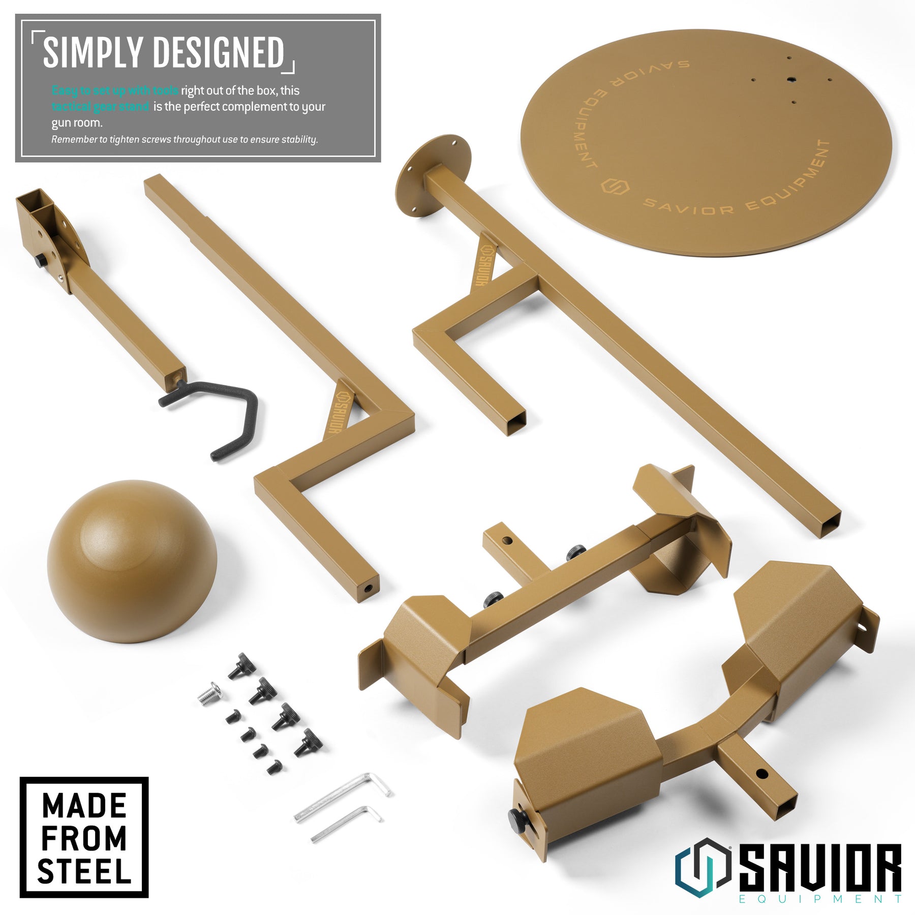Savior Hab Rack H.A.B Rack 2.0 - Tactical Gear Stand W/ Rifle Rack – Savior Equipment