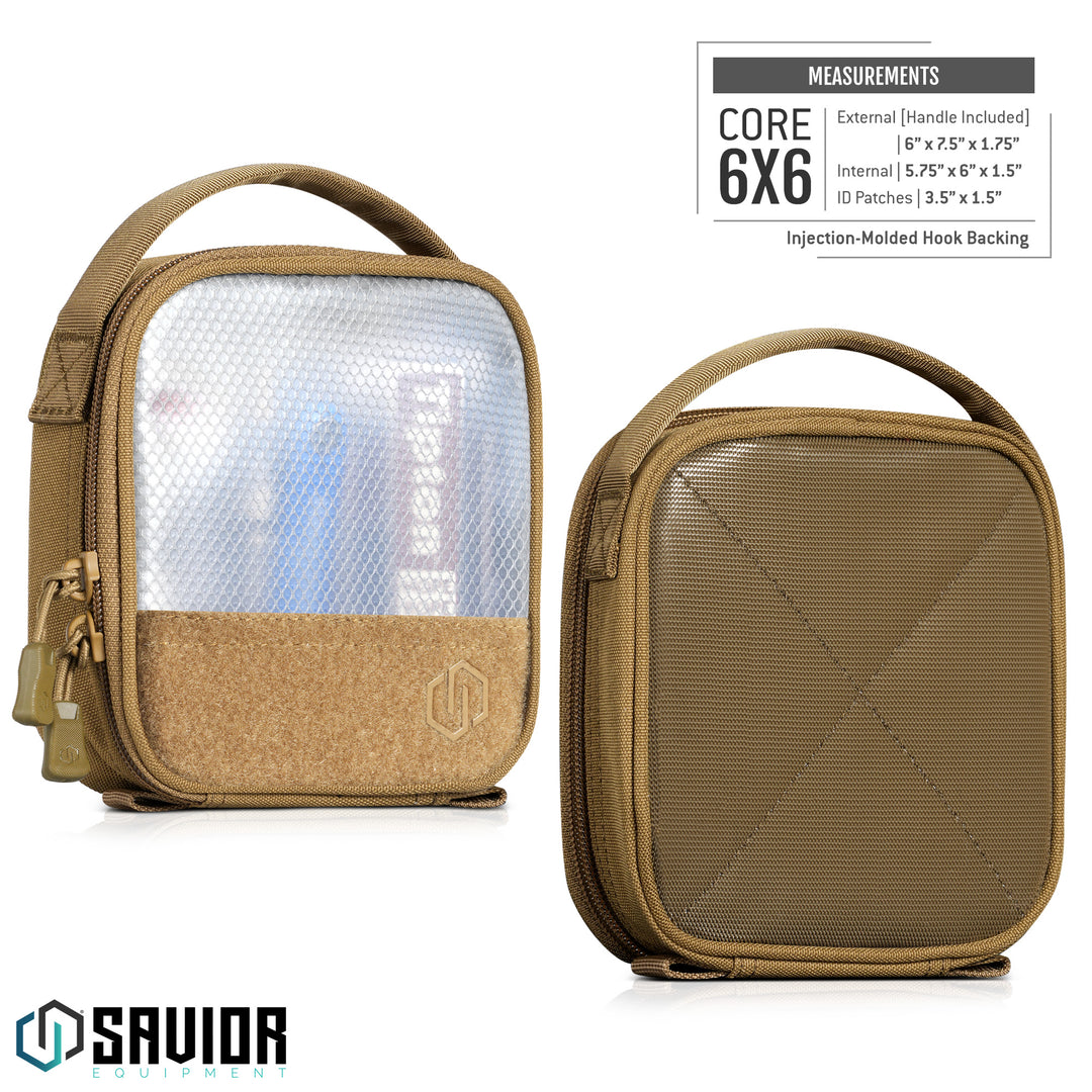 CORE 6X6 Pouch w/ Hook Backing (2-Pack)