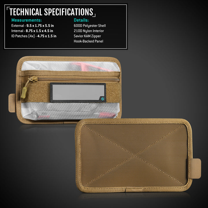 CORE Lite 9X5 Pouch w/ Hook Backing (2-Pack)