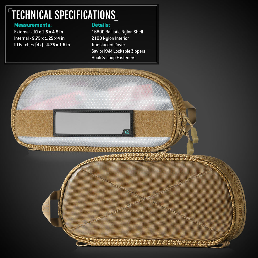 PRO Core 10x5 Pouch w/ Hook Backing (2-Pack)