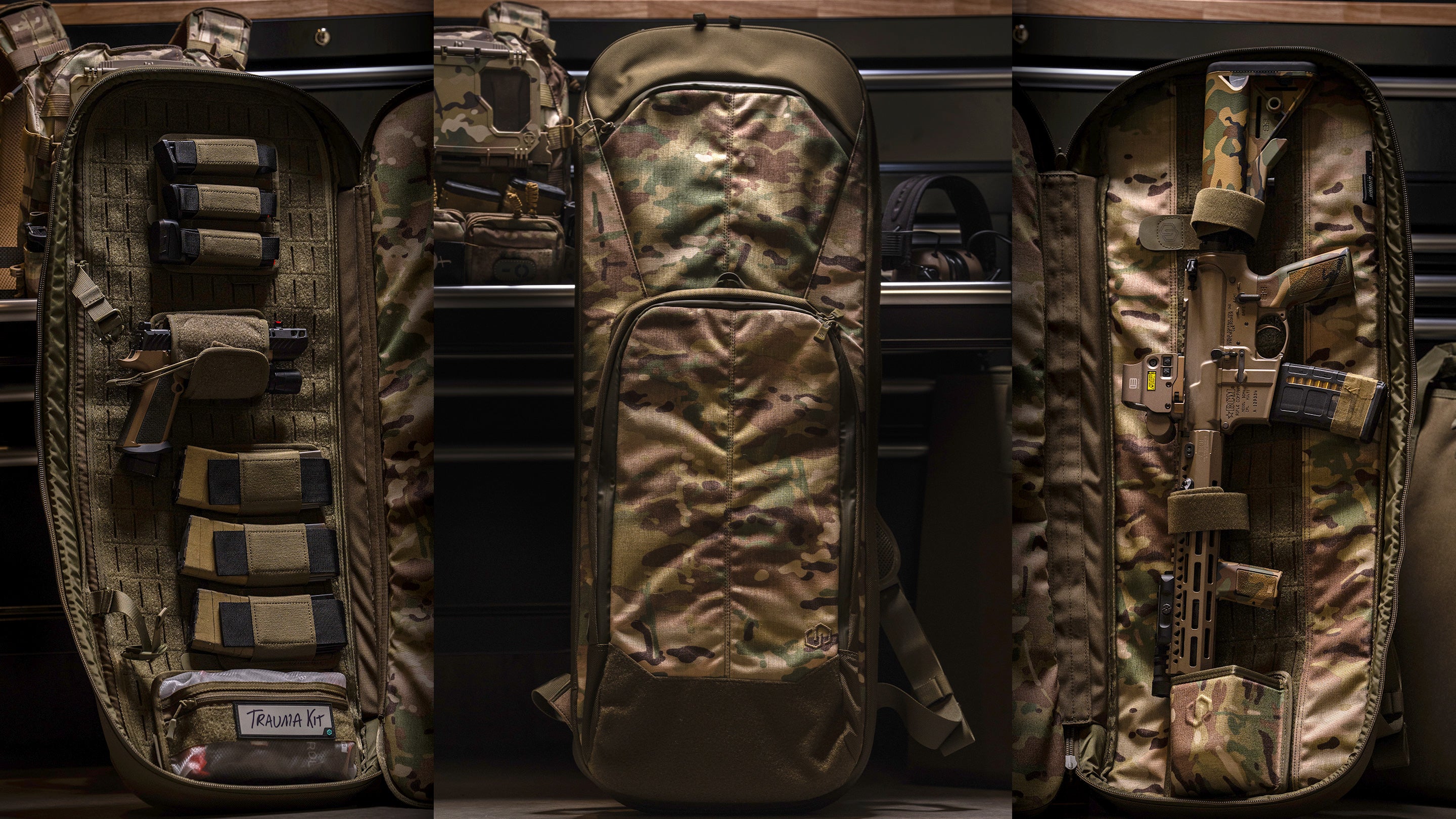 SAGE TCR 10150-4 #10 & 3600D & トラベルケースなど MultiCam® Specialist Covert Single Rifle Case - 30