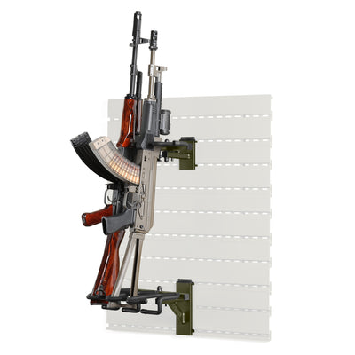 Wall Rack System Attachment - 3 Rifle Angle Adjustable Rack - Green#color_od-green