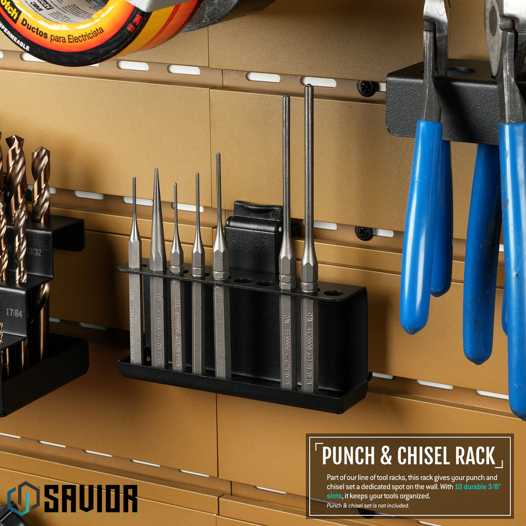 Chisel Plane Wall Rack Wall Rack System - Punch & Chisel Rack – Savior Equipment