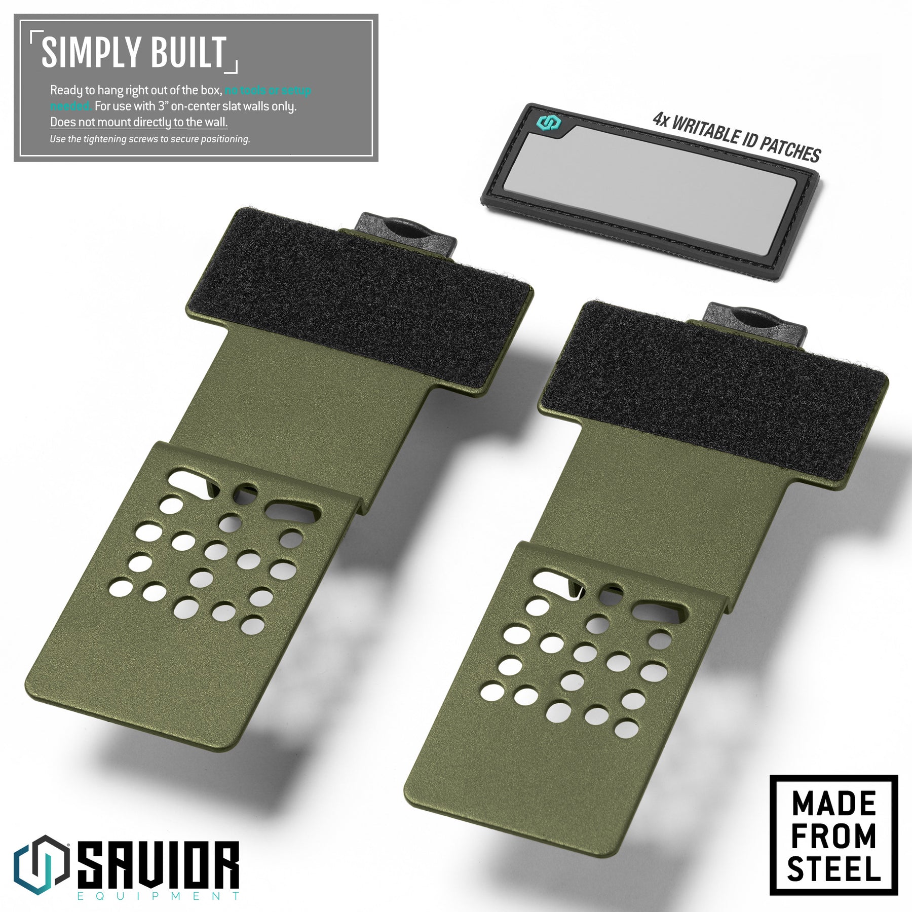 Holster Rack Un Rack Script Wall Rack System - Holster Mount (2-Pack) – Savior Equipment