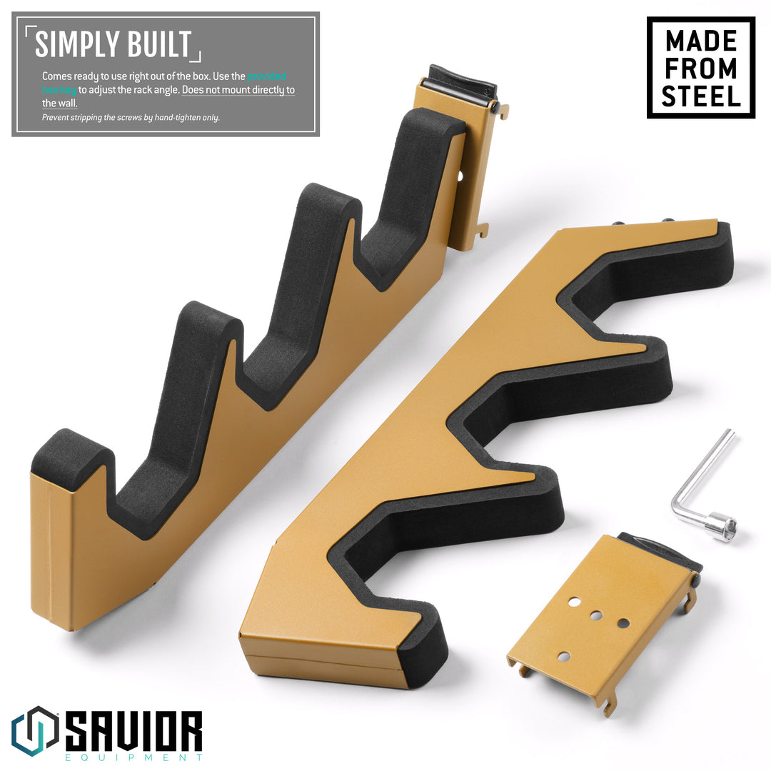 Wall Rack System - 3-Slot Horizontal Rack