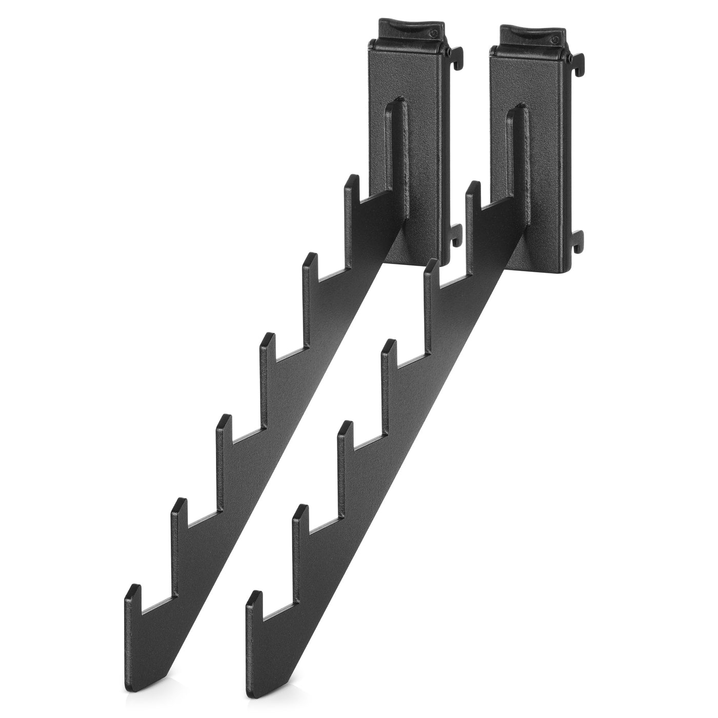 Wall Rack System - Slant Arm Clothes Rack (2-Pack)