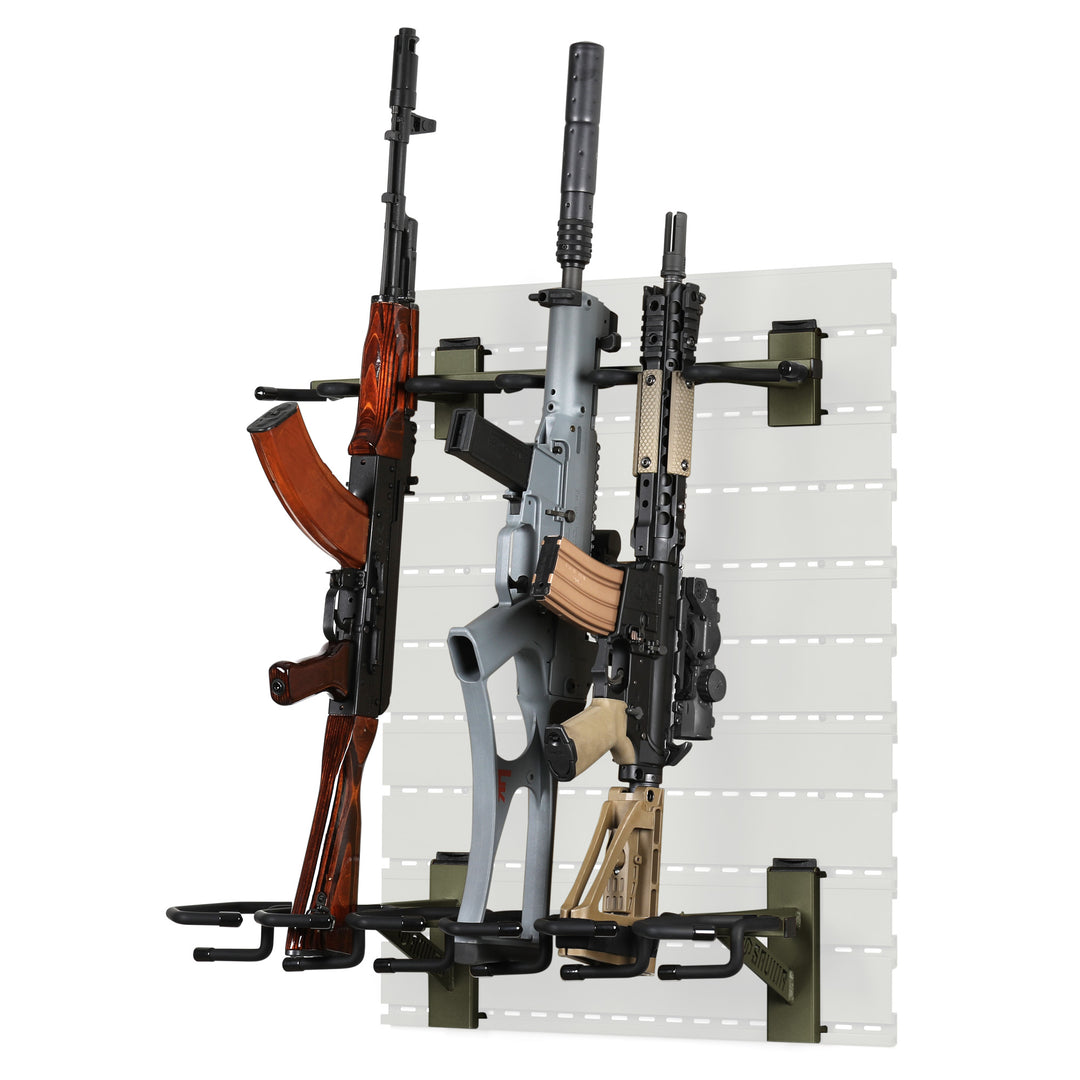 Wall Rack System Attachment - 6 Rifle Rack - Green#color_od-green