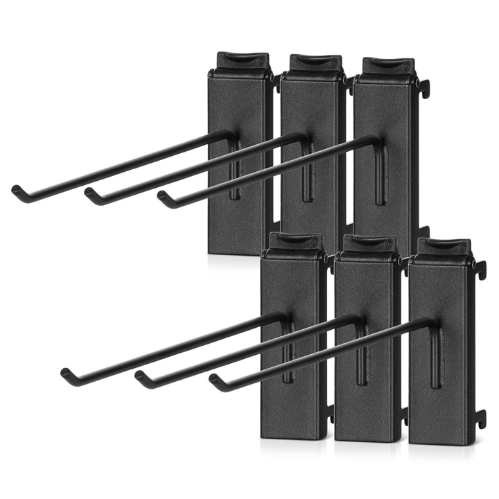 Wall Rack System - 8" Display Peg Hooks (6-Pack)
