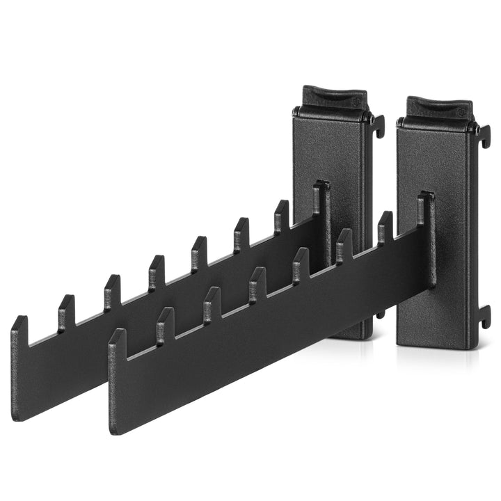 Wall Rack System - Straight Arm Clothes Rack (2-Pack)