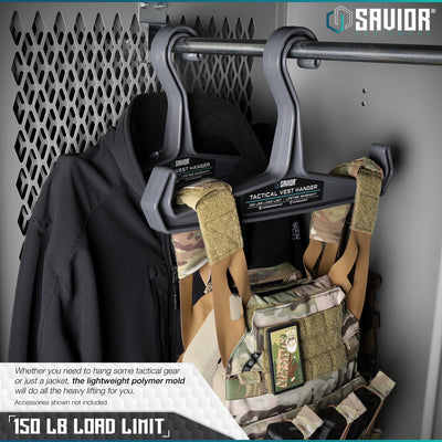 150 lbs. Load Limit - Whether you need to hang some gear or just a jacket, the lightweight polymer mold will do all the heavy lifting for you. Accessories shown not included.