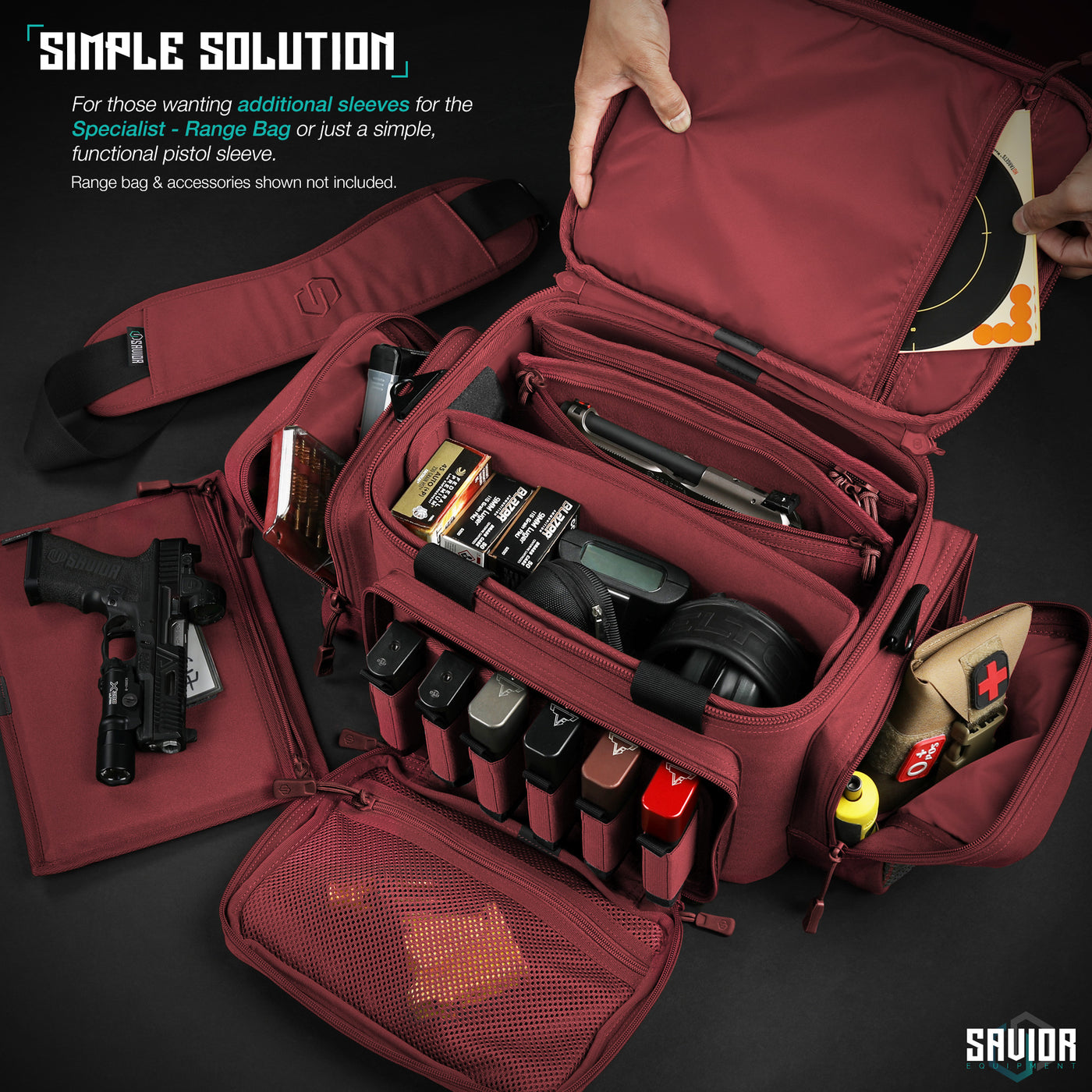 Pistol Sleeve For Specialist - Range Bag - 3 Pack