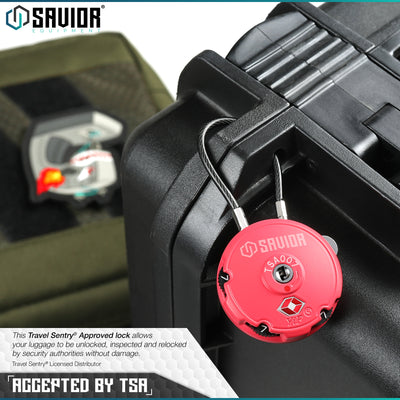 Accepted by TSA - This Travel Sentry?? Approved lock allows your luggage to be unlocked, inspected and relocked by security authorities without damage. Travel Sentry?? Licensed Distributor