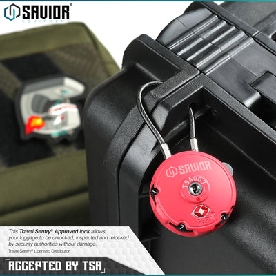 Accepted by TSA - This Travel Sentry® Approved lock allows your luggage to be unlocked, inspected and relocked by security authorities without damage. Travel Sentry® Licensed Distributor