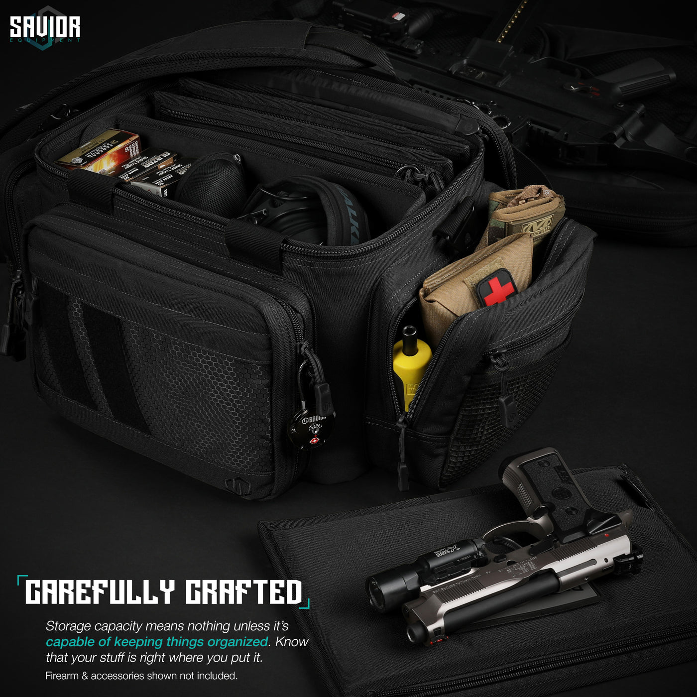 Carefully Crafted - Storage capacity means nothing unless it's capable of keeping things organized. Know that your stuff is right where you put it.#color_obsidian-black