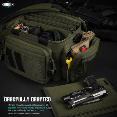 Carefully Crafted - Storage capacity means nothing unless it's capable of keeping things organized. Know that your stuff is right where you put it.#color_od-green