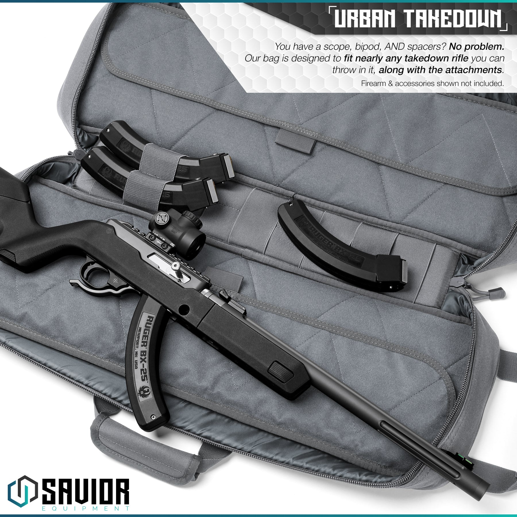 Break Park Rifle Case Urban Takedown Single Rifle Bag - 27