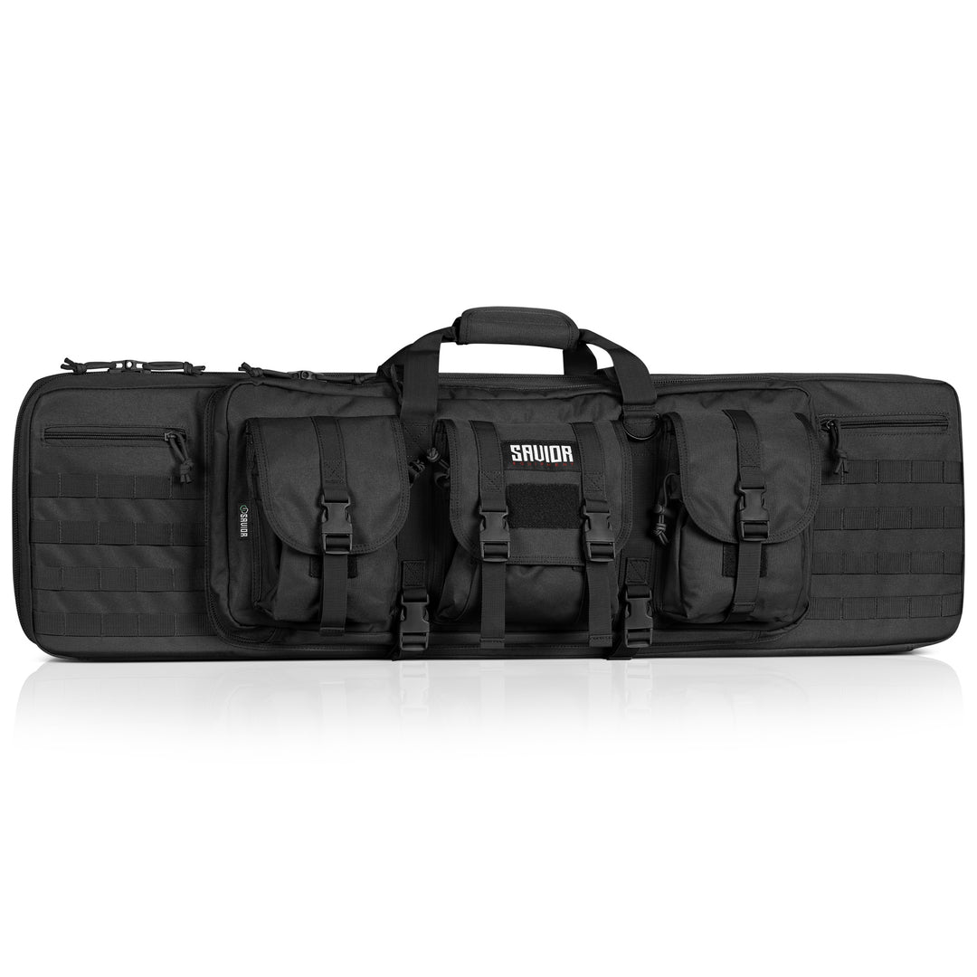 thumbnail image 2 of Jaegvida Tactical Rifle Case - 38 Inch Double Rifle Soft Case, 600D Polyester, Padded, With Shoulder Strap (Hunting) 2 of 9