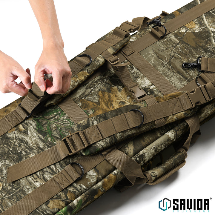Carrying Options - Travel with this case however you want. Includes removable padded backpack straps. Classic padded carrying handle. Dragging this bag on the groundis not recommended.#color_realtree-edge