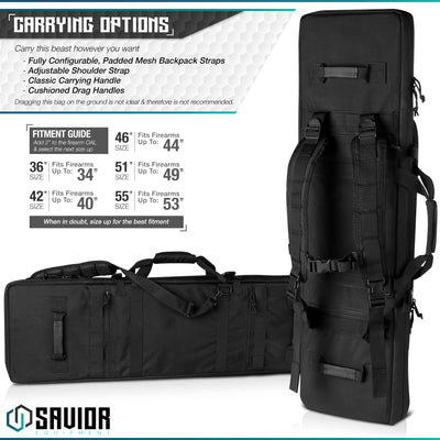 Carrying Options - Carry this beast however you want. Fully configurable, padded mesh backpack straps. Adjustable shoulder strap. Classic carrying handle. Cushioned drag handles. Dragging this bag on the ground is not ideal and there is not recommended.#color_obsidian-black