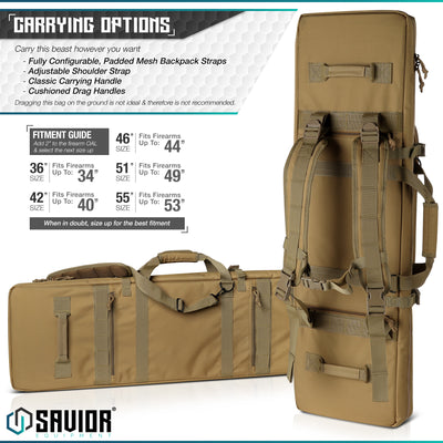 Carrying Options - Caarry this beast however you want. Fully configurable, padded mesh backpack straps. Adjustable shoulder strap. Classic carrying handle. Cushioned drag handles. Dragging this bag on the ground is not ideal and there is not recommended.