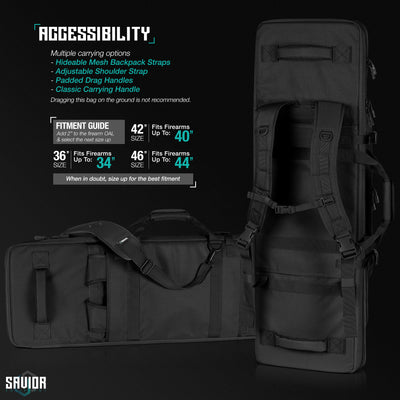 Accessibility - Multiple carrying options. Hideable mesh backpack straps. Adjustable shoulder strap. Padded drag handles. Classic carrying handle. Dragging this bag on the ground is not recommended.#color_obsidian-black