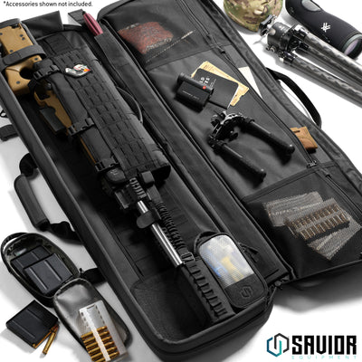 Single Rifle Bag - Specialist Series - LRP -Black#color_obsidian-black