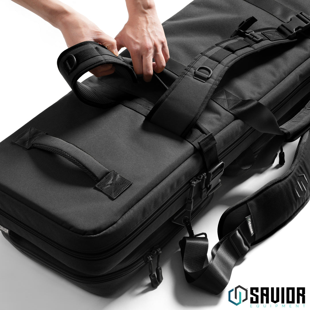 Specialist - LRP - Thoroughly designed with a specific shooter in mind, this long-range precision rifle bag is purposefully built to secure all your range day necessities. Firearms shown not included. Black#color_obsidian-black