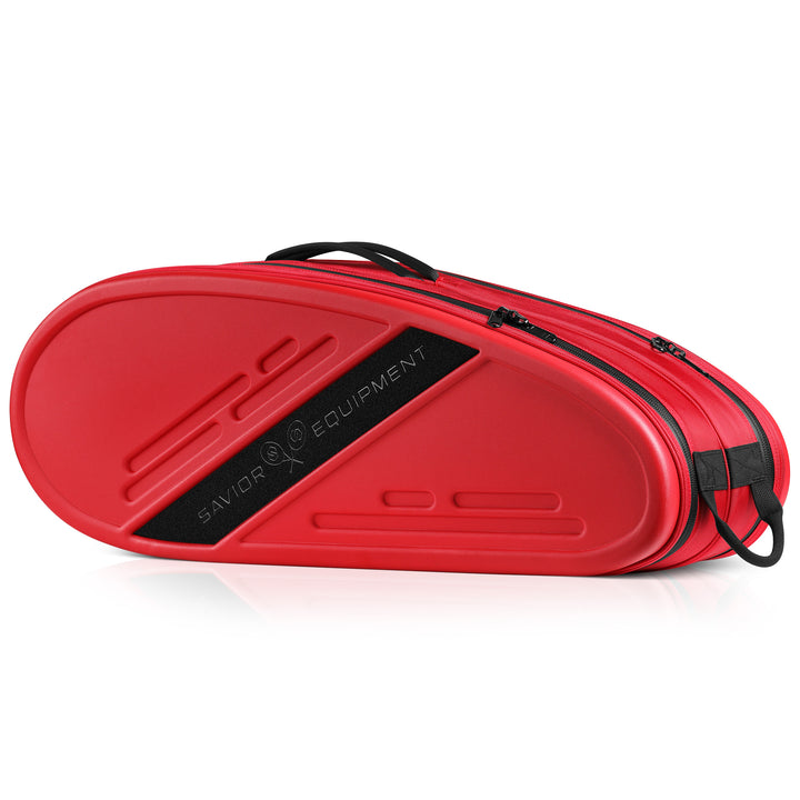 Tennis Rifle Bag - Racket Logo - Red#color_carmine-red