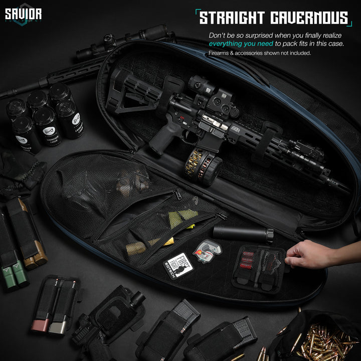 Straight Cavernous - Don?€?t be so surprised when you finally realize everything you need to pack fits in this one case. Firearms & accessories shown not included.#color_midnight-blue
