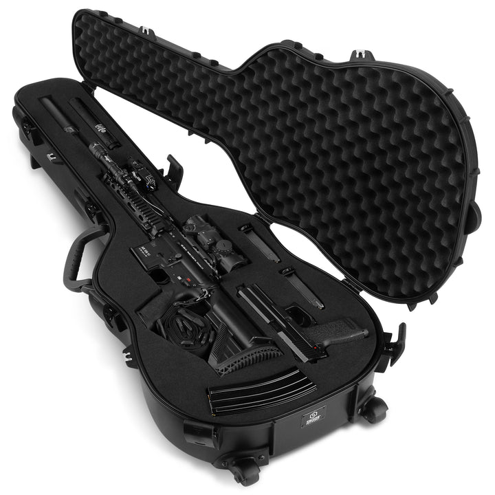 Rifle Case - Guitar - Black#color_obsidian-black