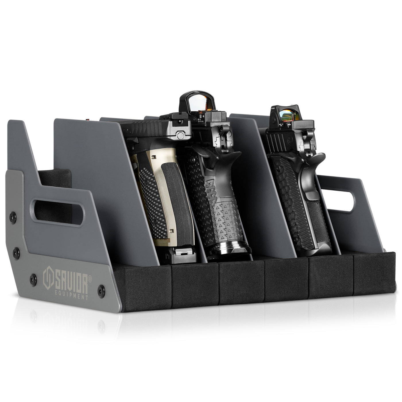 Pistol Rack - 6-Slot - Gray