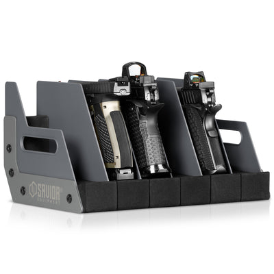 Pistol Rack - 6-Slot - Gray#color_sw-gray