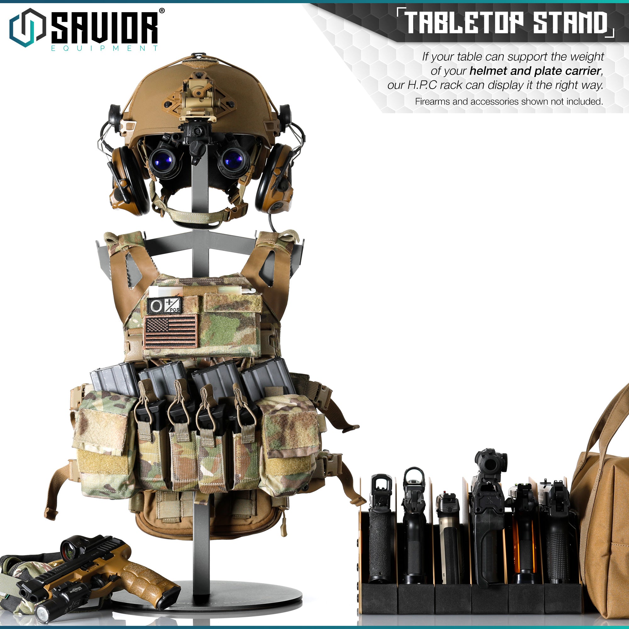 H.P.C Rack - Tabletop Gear Stand – Savior Equipment