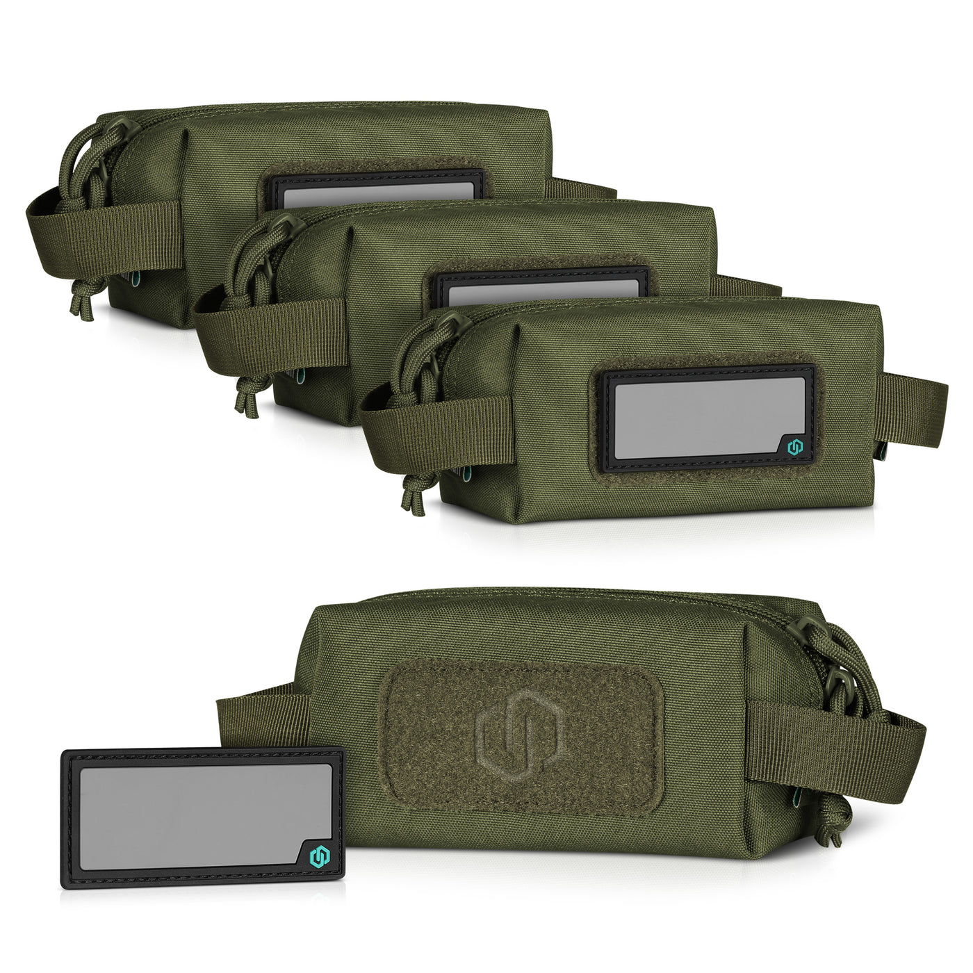 Loose Sac - Ammo Bag Small - Green - 4-Pack