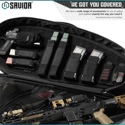 We got you covered - We have a wide range of accessories for you to setup your loadout exactly the way you need it. Accessories shown not included.