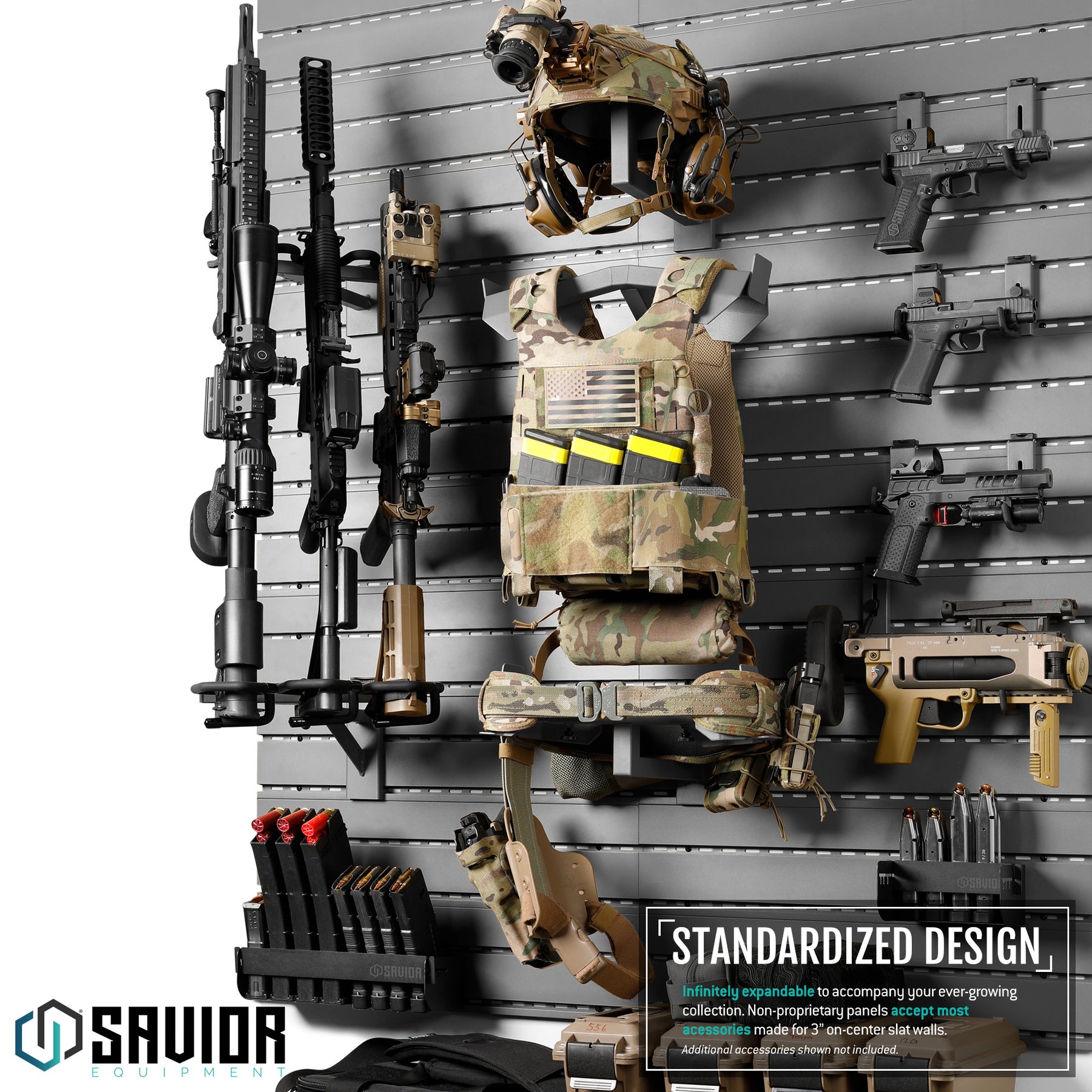 Wall Rack System - Belt Rack – Savior Equipment